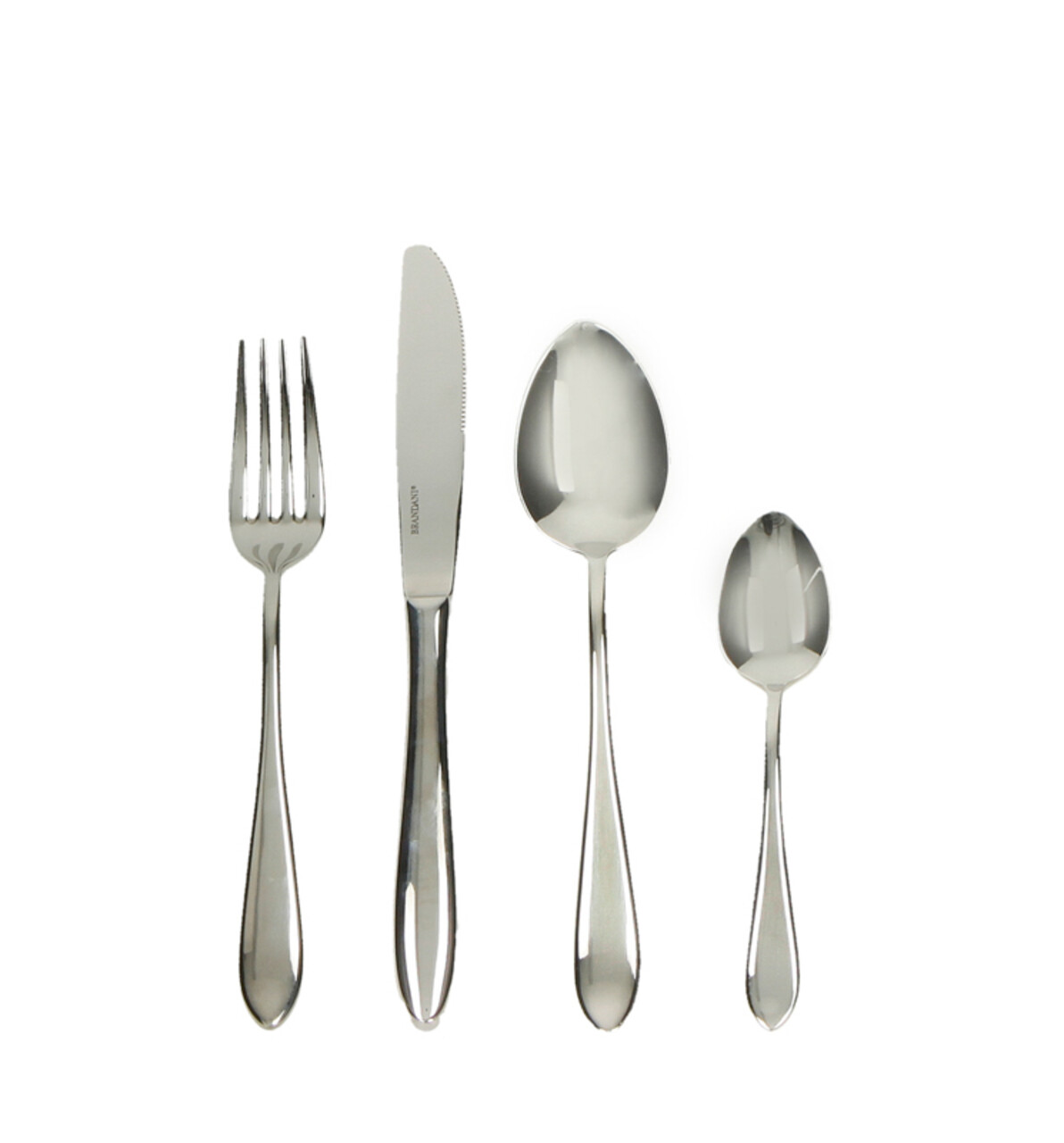 Set tacamuri 16 piese, Slim, Brandani, inox - imagine 3